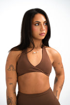 Signature Halter Crop Bra